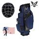 Subtle Patriot Covert Golf Cart Bag For Ridingwith 15 Clubs / Dividers Usa Blue