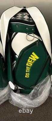 Subway Mountain Dew Golf Bag Cart Bag Club Cover Do The Dew Green-NEW Never Used