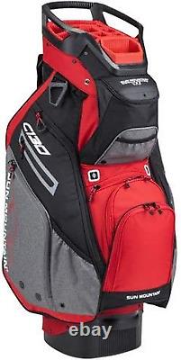 Sun Mountain 2021 C-130 Golf Cart Bag Red/Grey