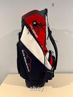 Sun Mountain 2022 Tour Series Cart Bag Navy-White-Red
