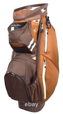 Sun Mountain 2023 C130 Cart Bag Pecan/Java/Beach LESS LOGO