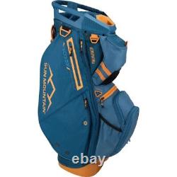 Sun Mountain 2024 C-130 5 Way Cart Golf Bag 240333 Harbor/Spruce/Ochre