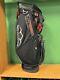 Sun Mountain 2024 C-130 Golf Cart Bag 14-way Cart Bag Black/ Steel/rush Red