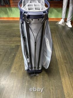 Sun Mountain 2024 C-130 Golf Cart Bag 14-Way Stand Bag PATRIOT USA Flag Red Blue