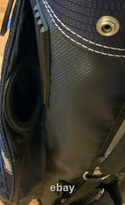 Sun Mountain C-130 14-Way Dark Blue Golf Cart Bag with Rain Cover