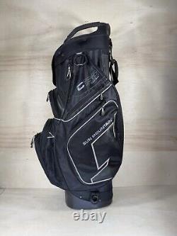 Sun Mountain C-130 Black Cart Bag 14 Way With Rain Cover