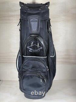 Sun Mountain C-130 Black Cart Bag 14 Way With Rain Cover