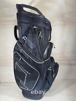 Sun Mountain C-130 Black Cart Bag 14 Way With Rain Cover