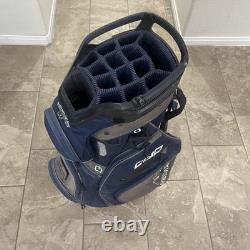 Sun Mountain C-130 Blue Cart Bag 14-way Top Great Shape
