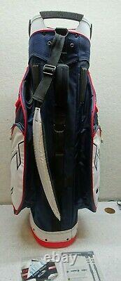 Sun Mountain C-130 Cart Bag 14 Ind. Full Dividers 2019 Navy/White/Red USA READ