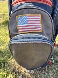 Sun Mountain C-130 Cart Bag USA Red White Blue