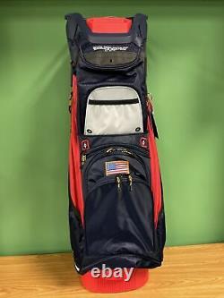 Sun Mountain C-130 Cart Bag USA red /white /blue NEW! FREE SHIPPING