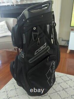 Sun Mountain C-130 Cart Bag lightly used black and grey