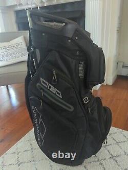 Sun Mountain C-130 Cart Bag lightly used black and grey