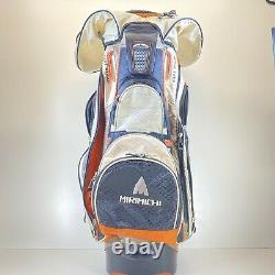 Sun Mountain C-130 Cart Golf Bag 15 Way With Cover Custom Excellent Condition