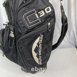 Sun Mountain C-130 Golf Cart Bag 14-Way Full Length Dividers 13-Pocket Black