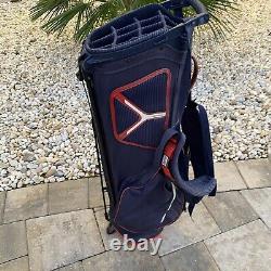 Sun Mountain C-130 Golf Cart Bag 14-Way Red White Blue Dual Shoulder Strap USA