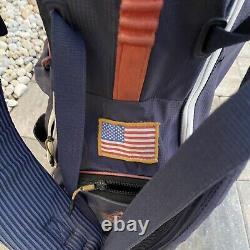 Sun Mountain C-130 Golf Cart Bag 14-Way Red White Blue Dual Shoulder Strap USA