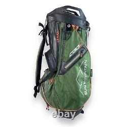 Sun Mountain C-130S Golf Stand Carry Cart Bag Green 14 Way Dividers Rain Cover