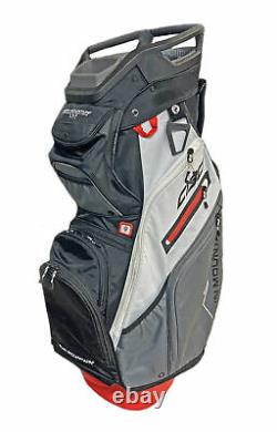 Sun Mountain C130 Black/White/Grey/Red 14-Way Cart Golf Bag