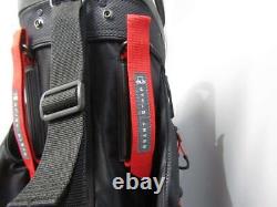Sun Mountain C130 Cart Bag Carbon/Red/Black