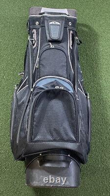 Sun Mountain C130 Cart Golf Bag Black Gray 14-Way Divide Strap