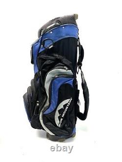 Sun Mountain C130 Cart Golf Bag Blue Black Gray 14-Way Divide Strap