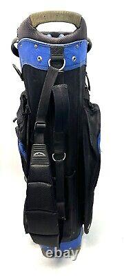Sun Mountain C130 Cart Golf Bag Blue Black Gray 14-Way Divide Strap