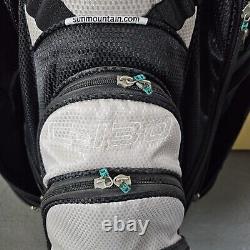 Sun Mountain C130 Golf Bag 14 Way 10 Pockets Cart Bag W Rain Cap Cooler