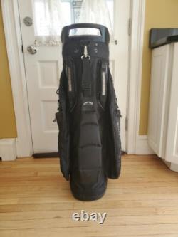 Sun Mountain C130 Golf Cart Bag Black with Multiple Pockets & 14-Way Divider