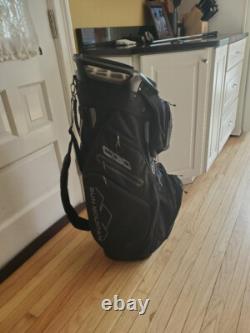 Sun Mountain C130 Golf Cart Bag Black with Multiple Pockets & 14-Way Divider