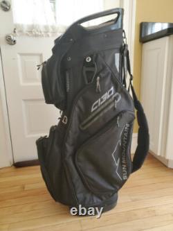 Sun Mountain C130 Golf Cart Bag Black with Multiple Pockets & 14-Way Divider