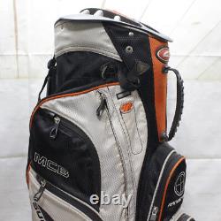 Sun Mountain Cart Black Orange White Golf Bag with 15-way Dividers No Rain Cover