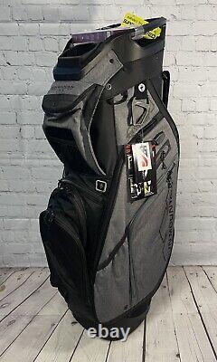 Sun Mountain Golf C-130 Supercharged 14-Way Divided Cart Bag Black Carbon Ltd Ed