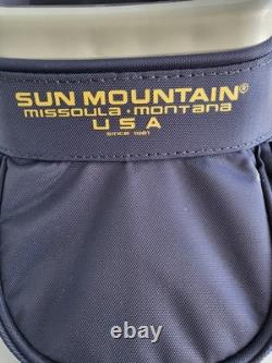 Sun Mountain Maverick Cart Golf Bag- Navy/Gray Excellent Condition. Open Box