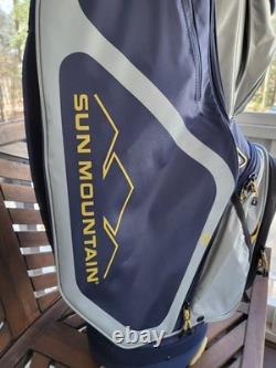 Sun Mountain Maverick Cart Golf Bag- Navy/Gray Excellent Condition. Open Box