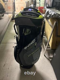 Sun Mountain Men's C130 14-Way Divided Golf Cart Bag Black Grey Green