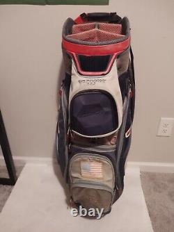 Sun Mountain Men's C130 4-Way Divided Golf Cart Bag USA logo