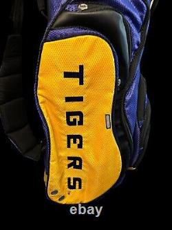 Sun Mountain NCAA Golf LSU Tigers 14 Way Cart Bag With Rain Cover