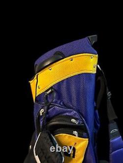 Sun Mountain NCAA Golf LSU Tigers 14 Way Cart Bag With Rain Cover