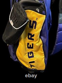 Sun Mountain NCAA Golf LSU Tigers 14 Way Cart Bag With Rain Cover