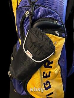 Sun Mountain NCAA Golf LSU Tigers 14 Way Cart Bag With Rain Cover