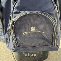 Sun Mountain Olde Hickory Logo Golf Cart Bag 14-Way Rain Cover Navy Blue