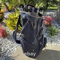 Sun Mountain Olde Hickory Logo Golf Cart Bag 14-Way Rain Cover Navy Blue