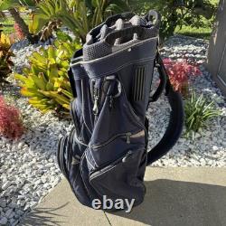Sun Mountain Olde Hickory Logo Golf Cart Bag 14-Way Rain Cover Navy Blue