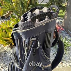 Sun Mountain Olde Hickory Logo Golf Cart Bag 14-Way Rain Cover Navy Blue