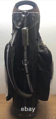 Sun Mountain S-one Golf Bag Ladies 14 Dividers Brown & Multi Colored Checker