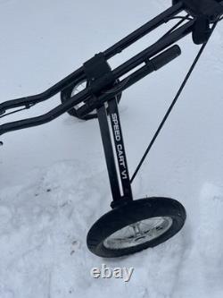 Sun Mountain Speed Cart V1 Push Pull Golf Bag Cart Three Wheels