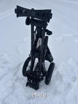 Sun Mountain Speed Cart V1 Push Pull Golf Bag Cart Three Wheels