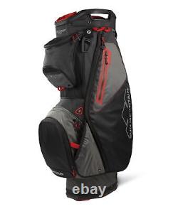 Sun Mountain Sync Cart Golf Bag 2022 Gunmetal/Black/Red